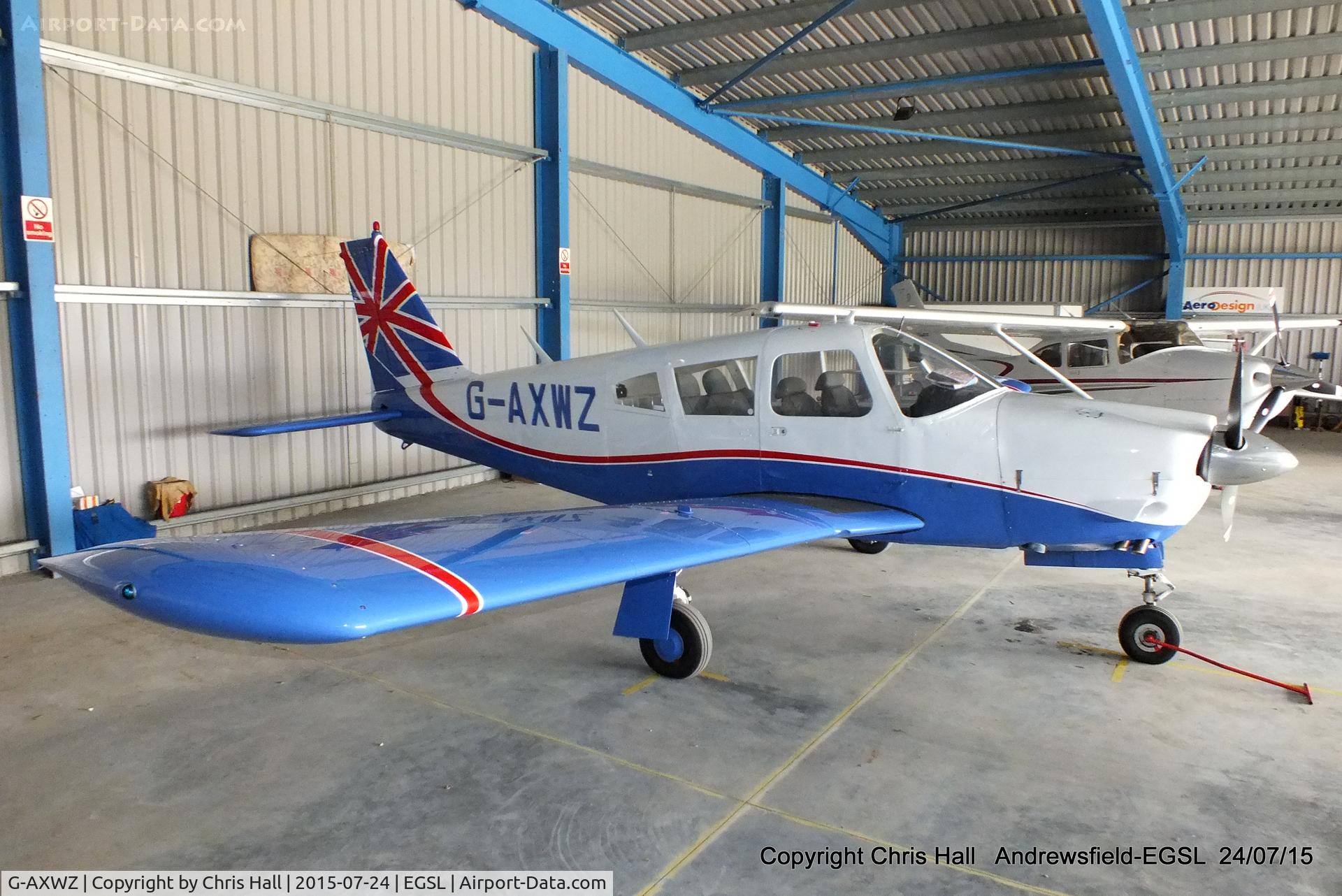 G-AXWZ, 1969 Piper PA-28R-200 Cherokee Arrow C/N 28R-35605, Andrewsfield resident