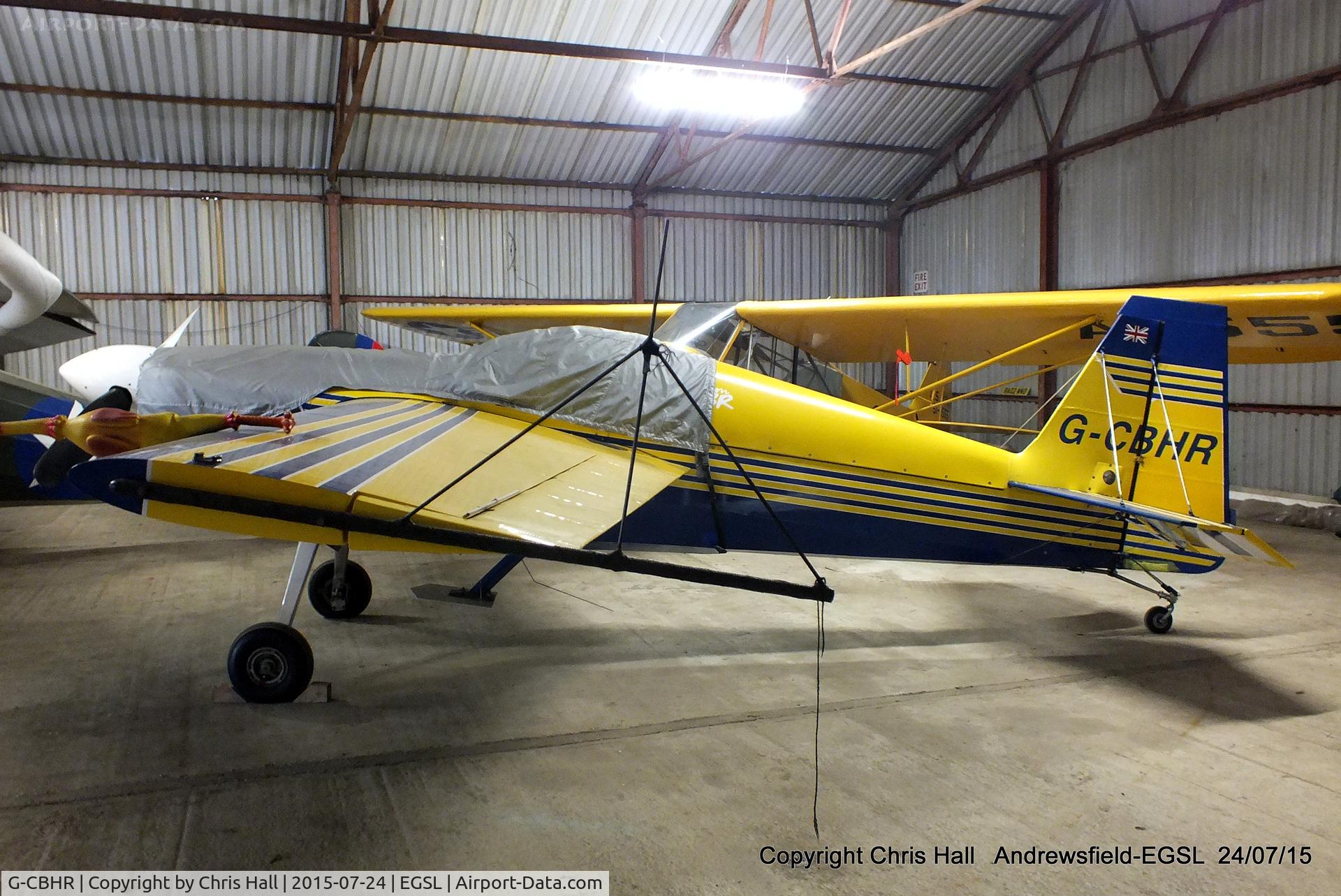 G-CBHR, 1993 Stephens Akro Laser Z200 C/N Q056, Andrewsfield resident