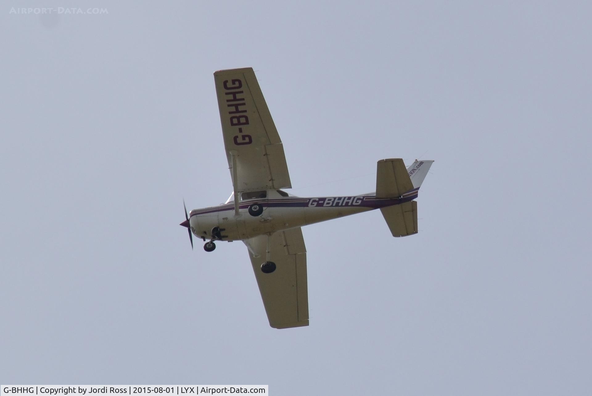 G-BHHG, 1980 Reims F152 C/N 1725, Ott Lydd for the left base downwind for Runway 21
