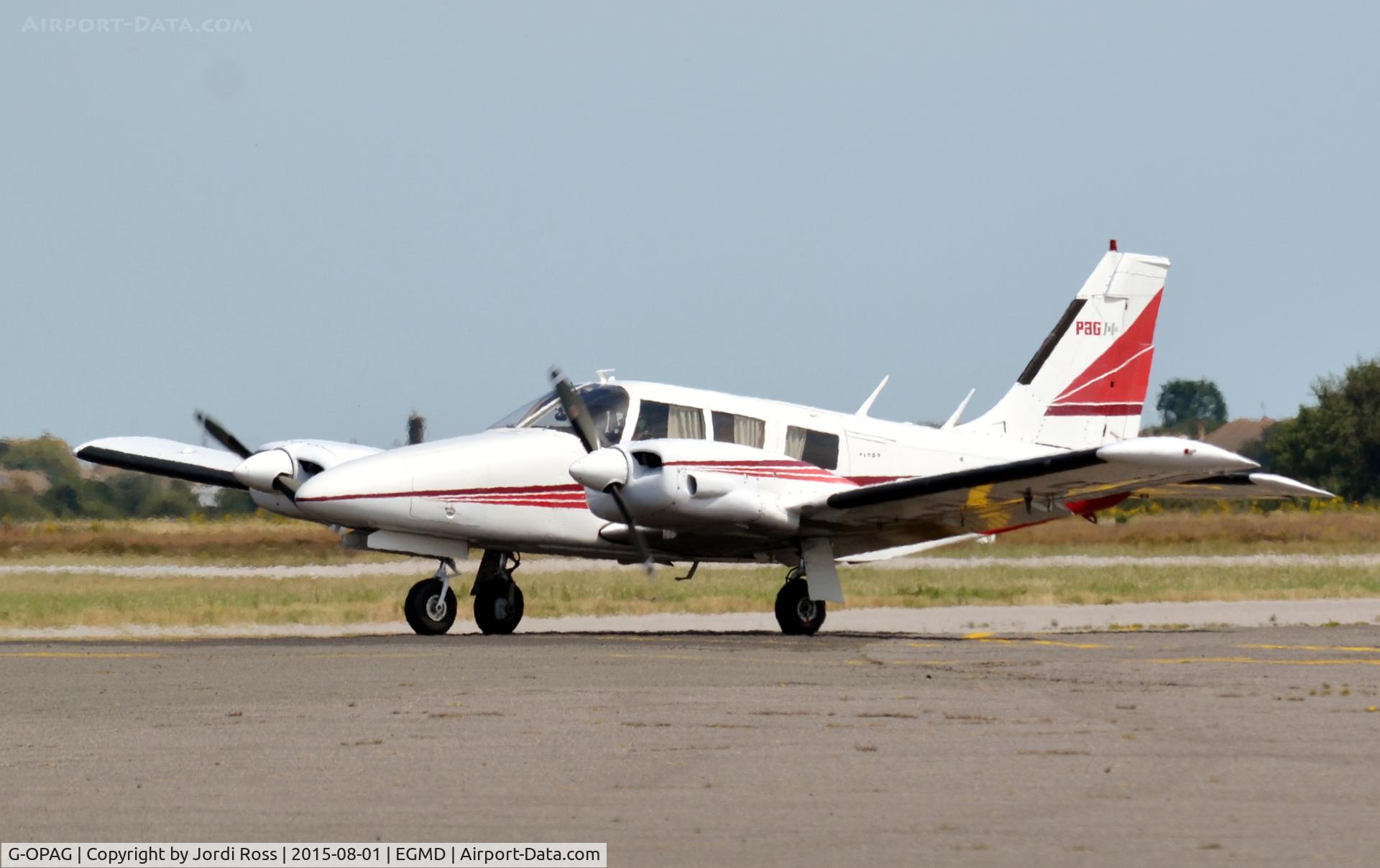 G-OPAG, 1972 Piper PA-34-200 Seneca C/N 34-7250348, Seneca