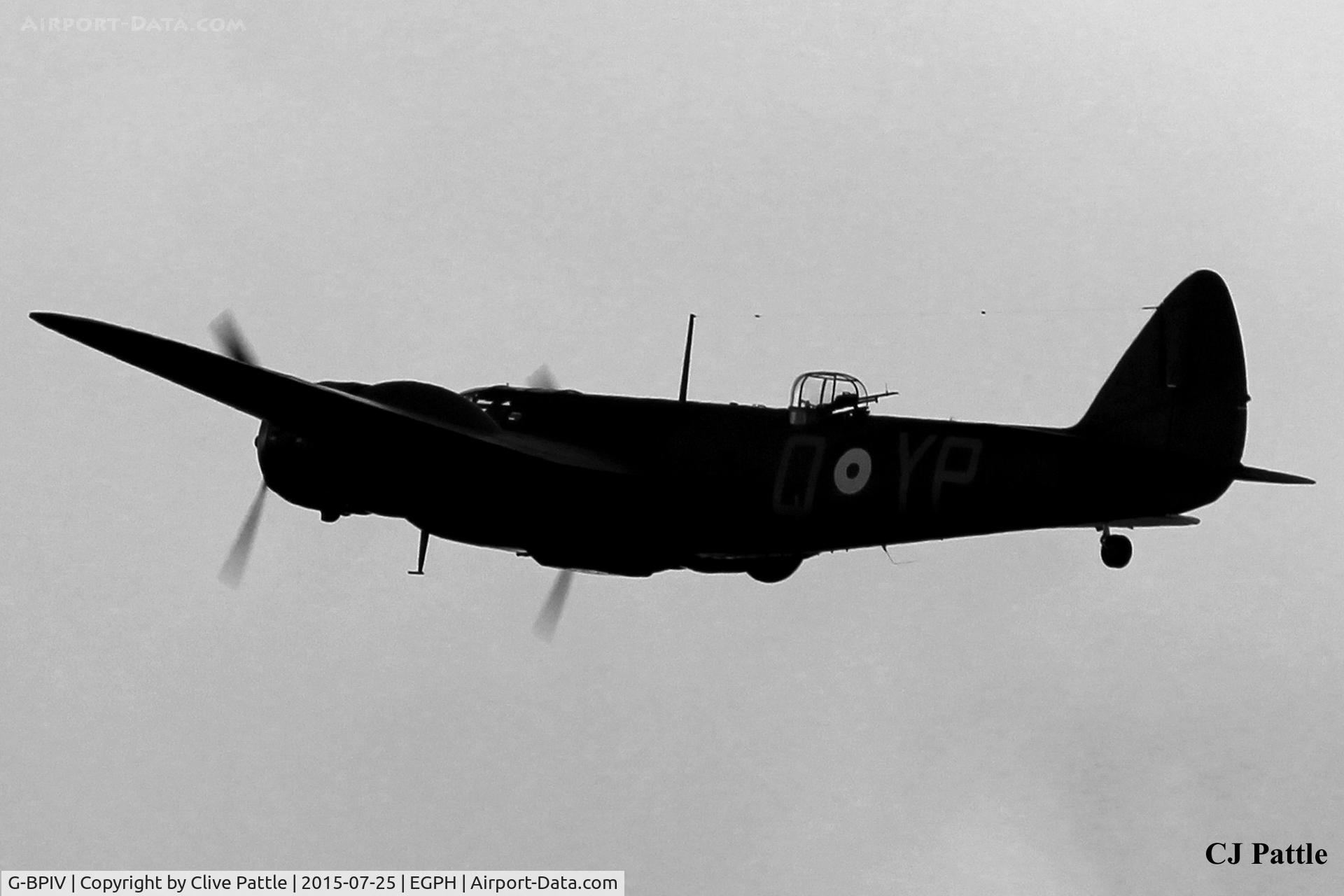 G-BPIV, 1943 Bristol 149 Bolingbroke Mk.IVT C/N 10201, Climb out from Edinburgh EGPH
