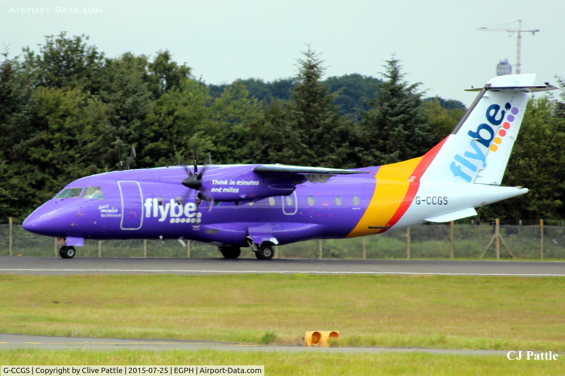 G-CCGS, 1998 Dornier 328-100 C/N 3101, In action at Edinburgh EGPH