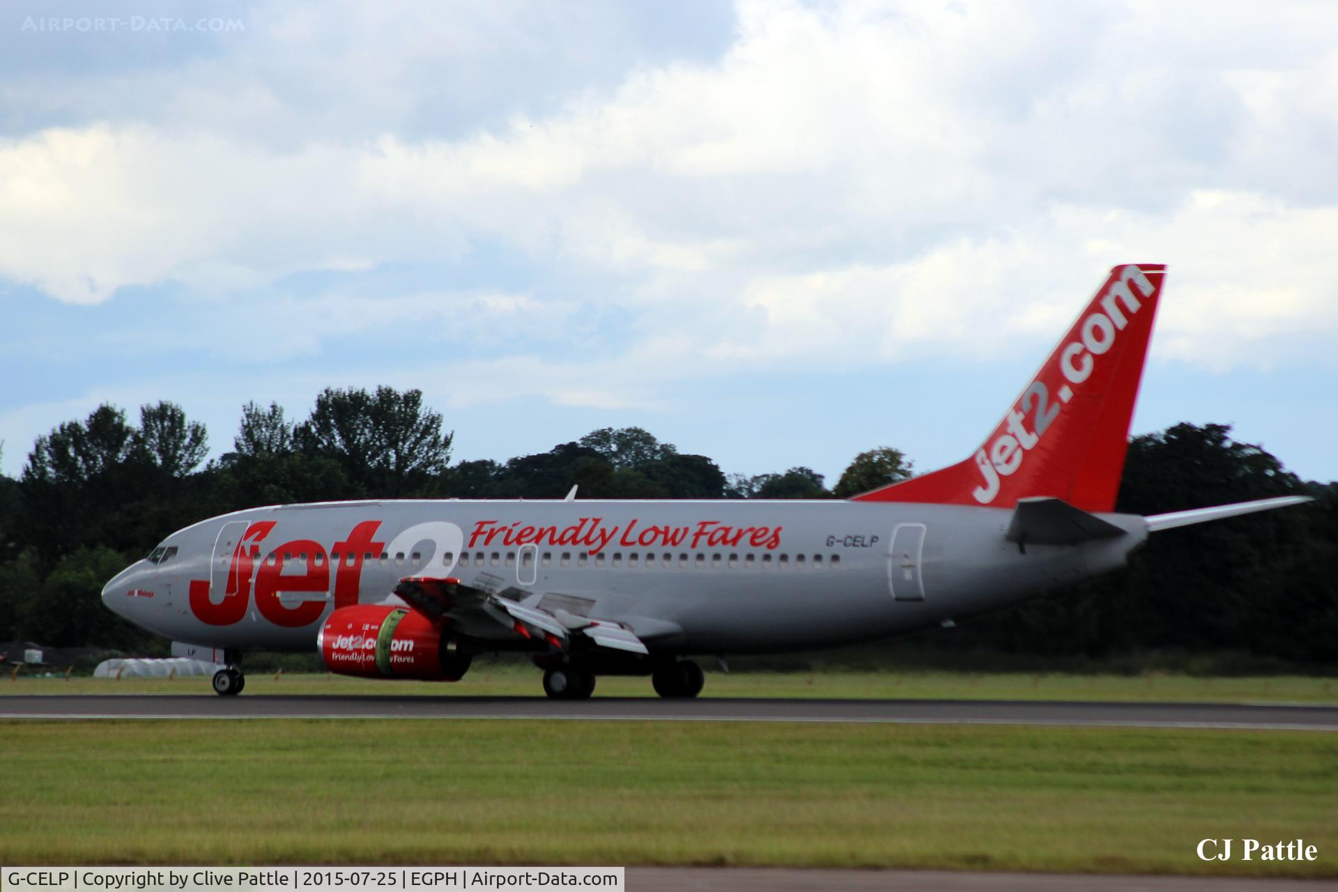 G-CELP, 1986 Boeing 737-330(QC) C/N 23522, At Edinburgh EGPH