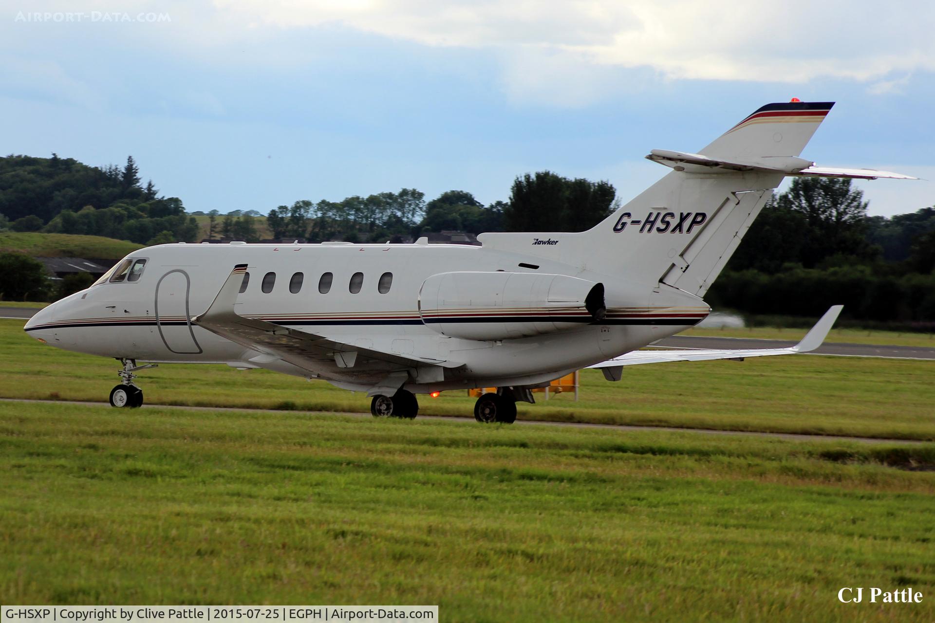 G-HSXP, 2007 Raytheon Hawker 850XP C/N 258827, Captured at Edinburgh EGPH