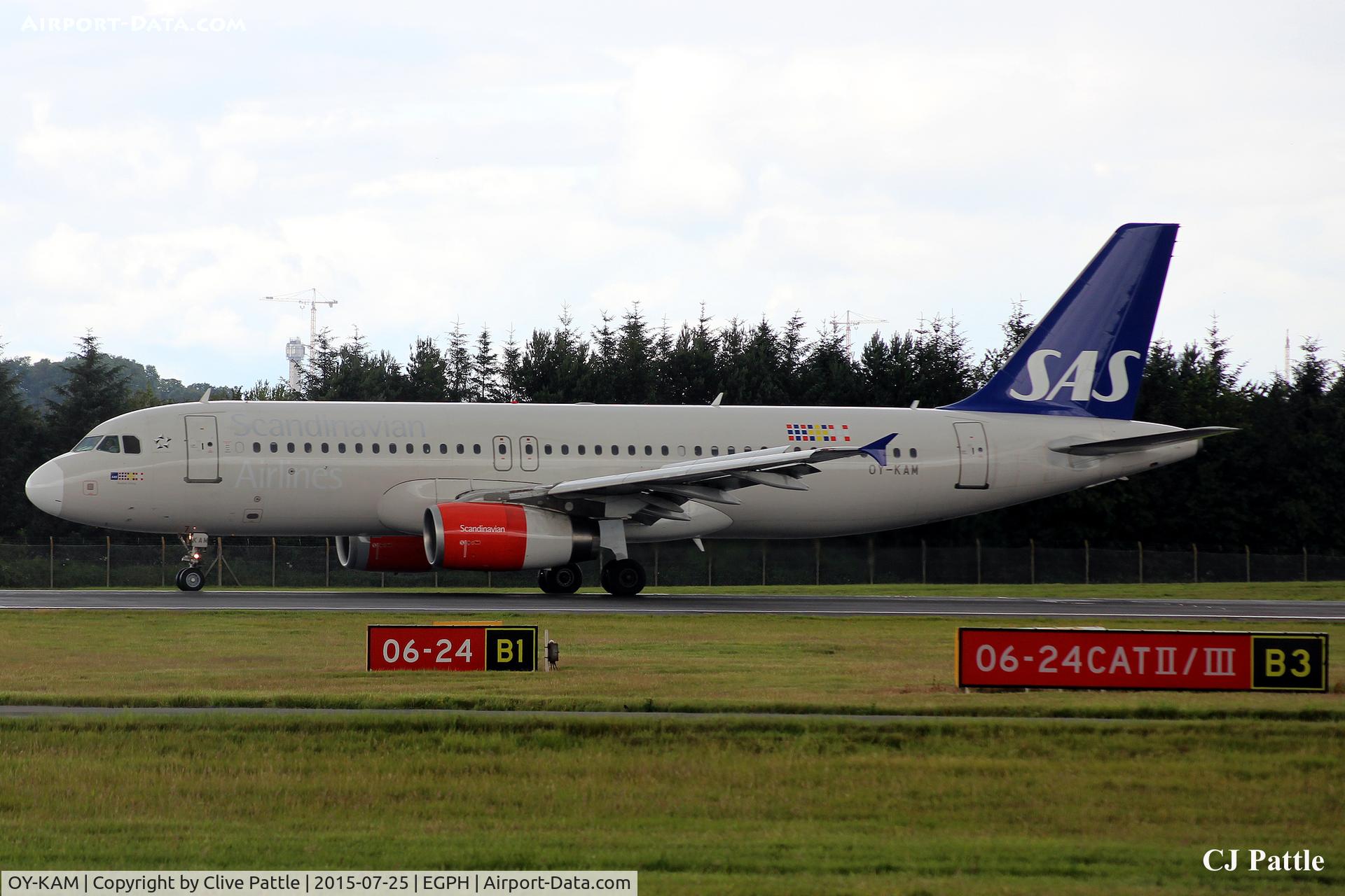 OY-KAM, 2006 Airbus A320-232 C/N 2911, At Edinburgh EGPH