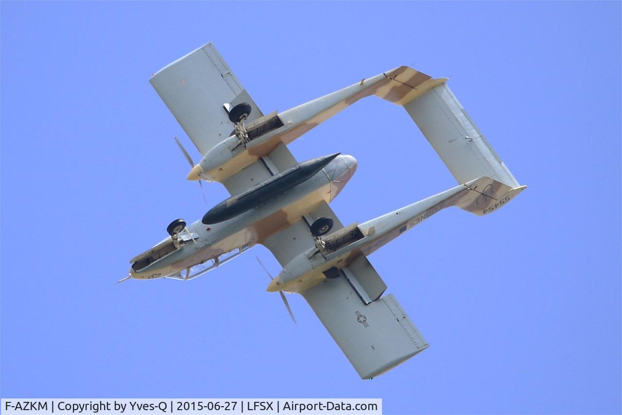 F-AZKM, 1971 North American OV-10B Bronco C/N 338-9 (305-65), North American OV-10B Bronco, On display, Luxeuil-Saint Sauveur Air Base 116 (LFSX) Air show 2015