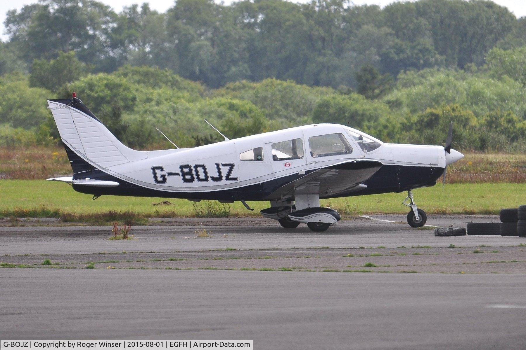 G-BOJZ, 1979 Piper PA-28-161 Cherokee Warrior II C/N 28-7916223, Visiting Piper Cherokee Warrior II.