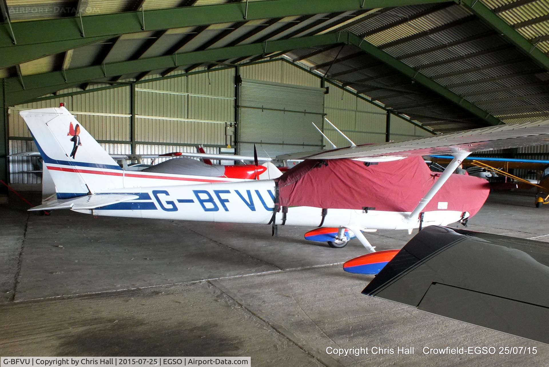 G-BFVU, 1973 Cessna 150L C/N 150-74684, at Crowfield Airfield