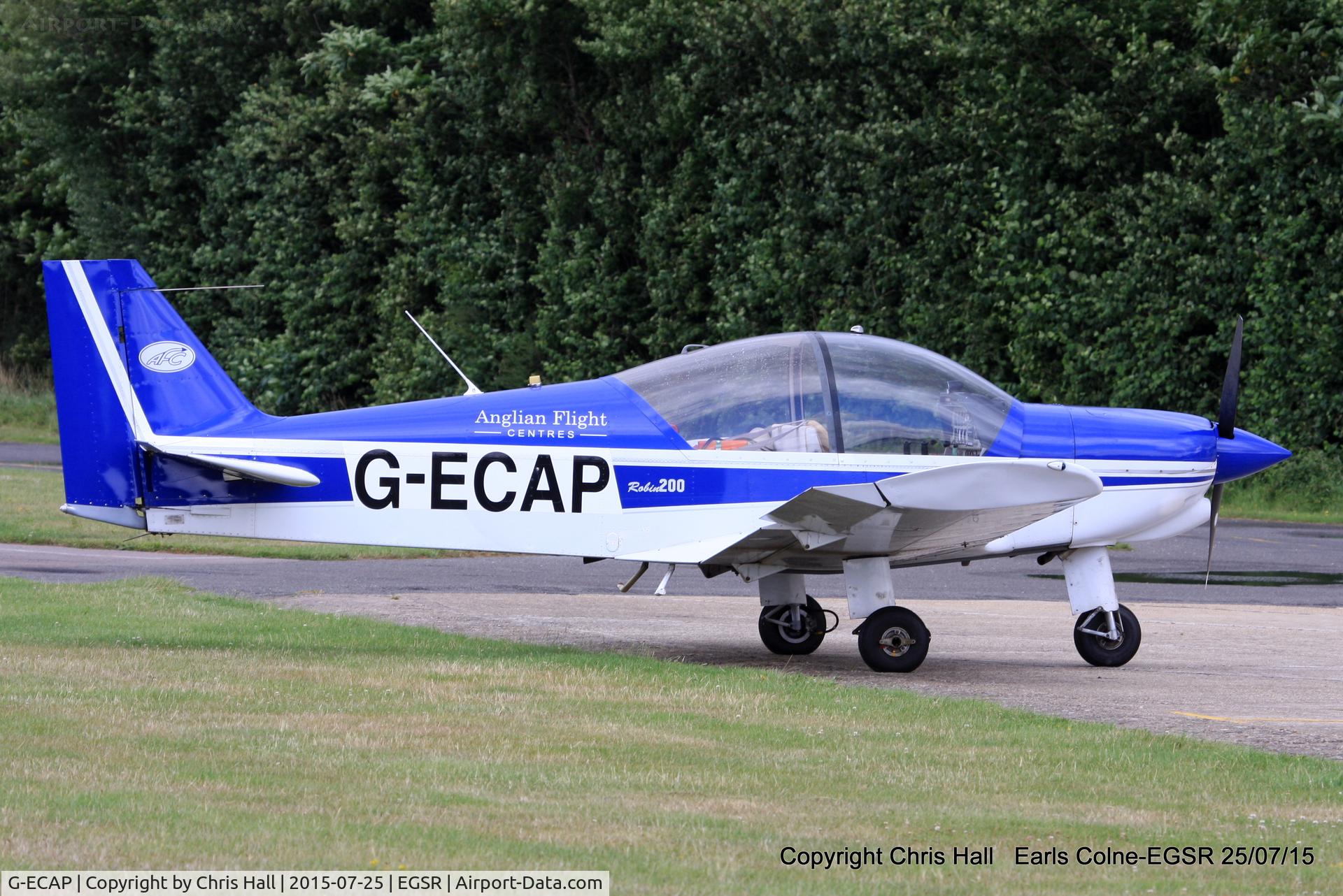 G-ECAP, 1999 Robin HR-200-120B C/N 334, at Earls Colne Airfield
