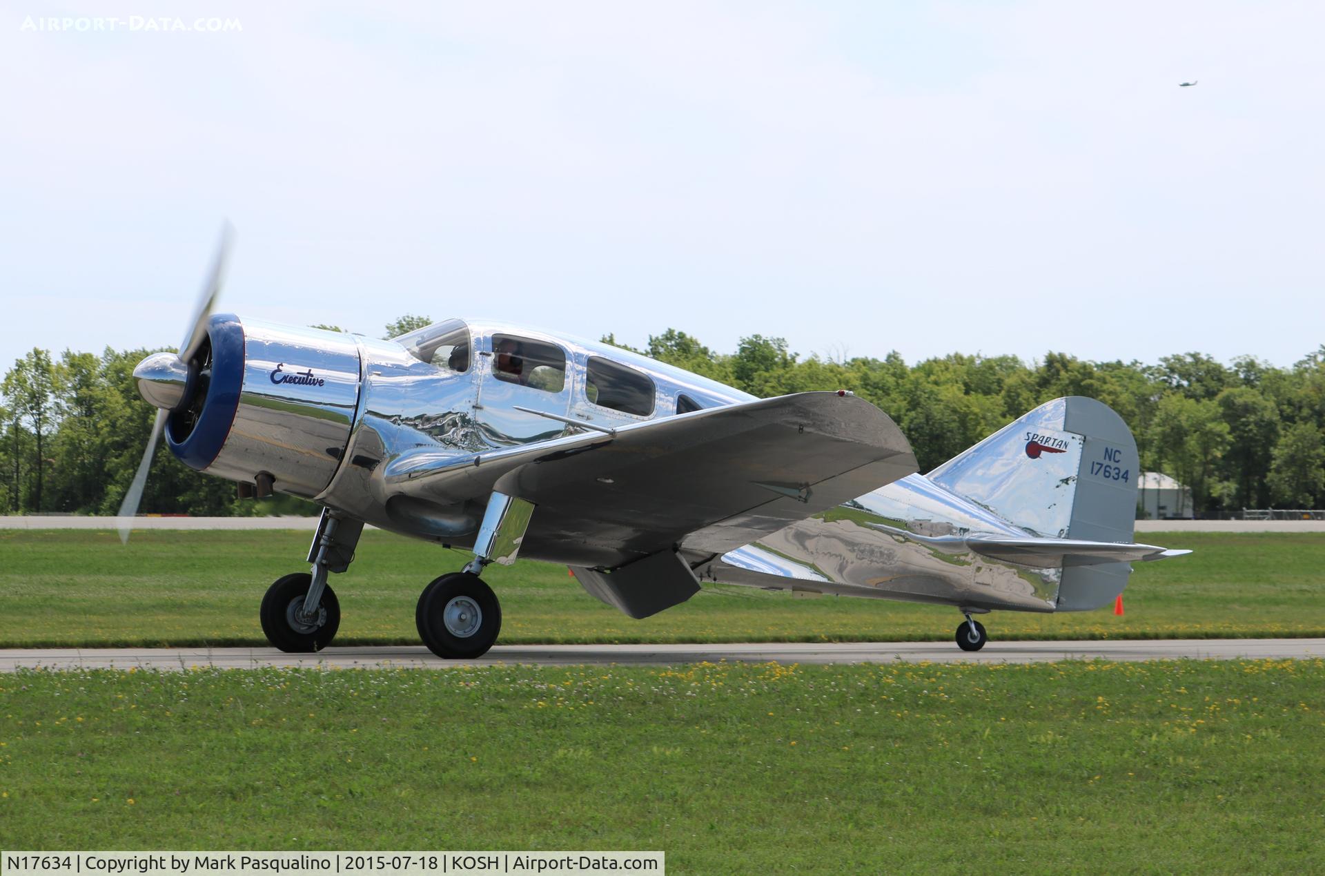 N17634, 1939 Spartan 7W Executive C/N 17, Spartan 7W