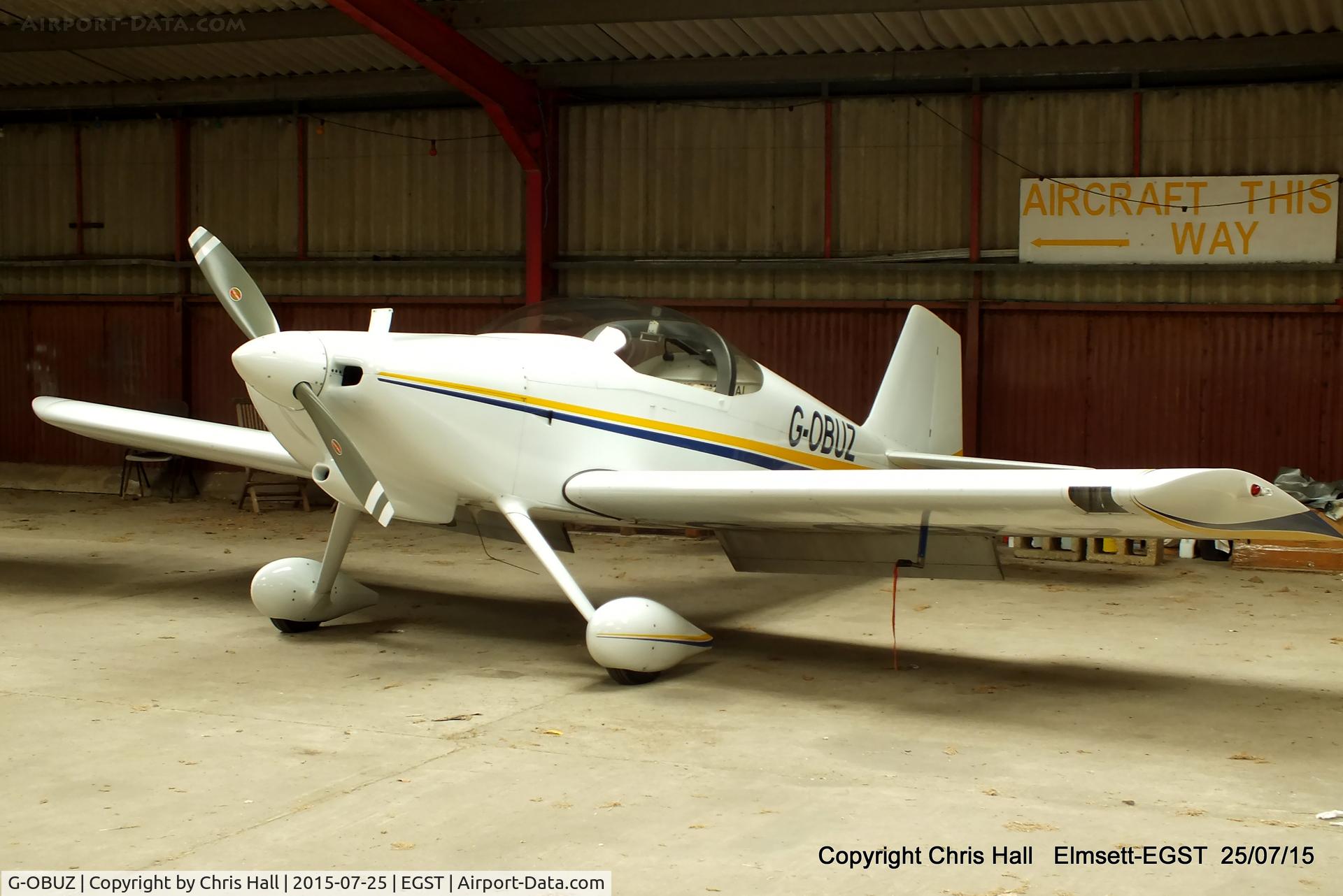 G-OBUZ, 1991 Vans RV-6 C/N 20410, at Elmsett Airfield