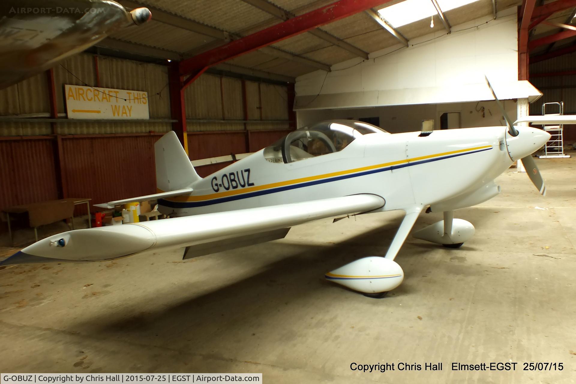 G-OBUZ, 1991 Vans RV-6 C/N 20410, at Elmsett Airfield