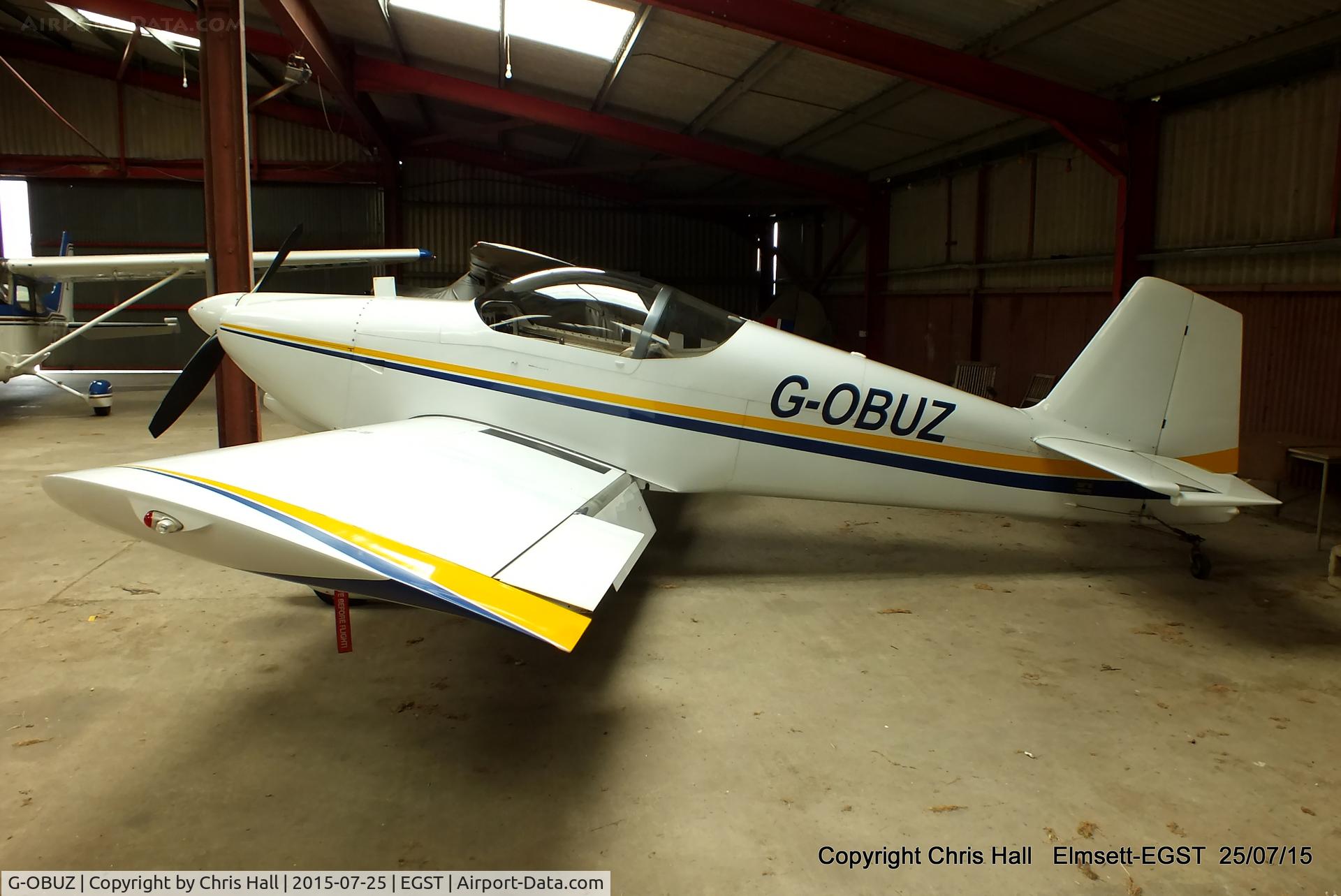 G-OBUZ, 1991 Vans RV-6 C/N 20410, at Elmsett Airfield