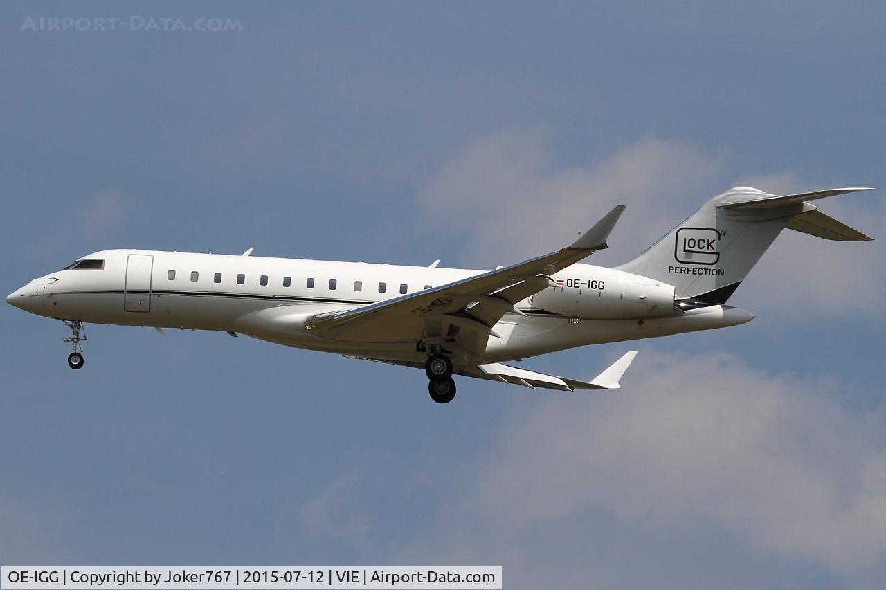 OE-IGG, 2007 Bombardier BD-700-1A10 Global Express XRS C/N 9251, Glock