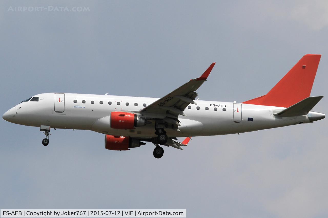 ES-AEB, 2005 Embraer 170LR (ERJ-170-100LR) C/N 17000106, Estonian Air (Austrian Airlines)