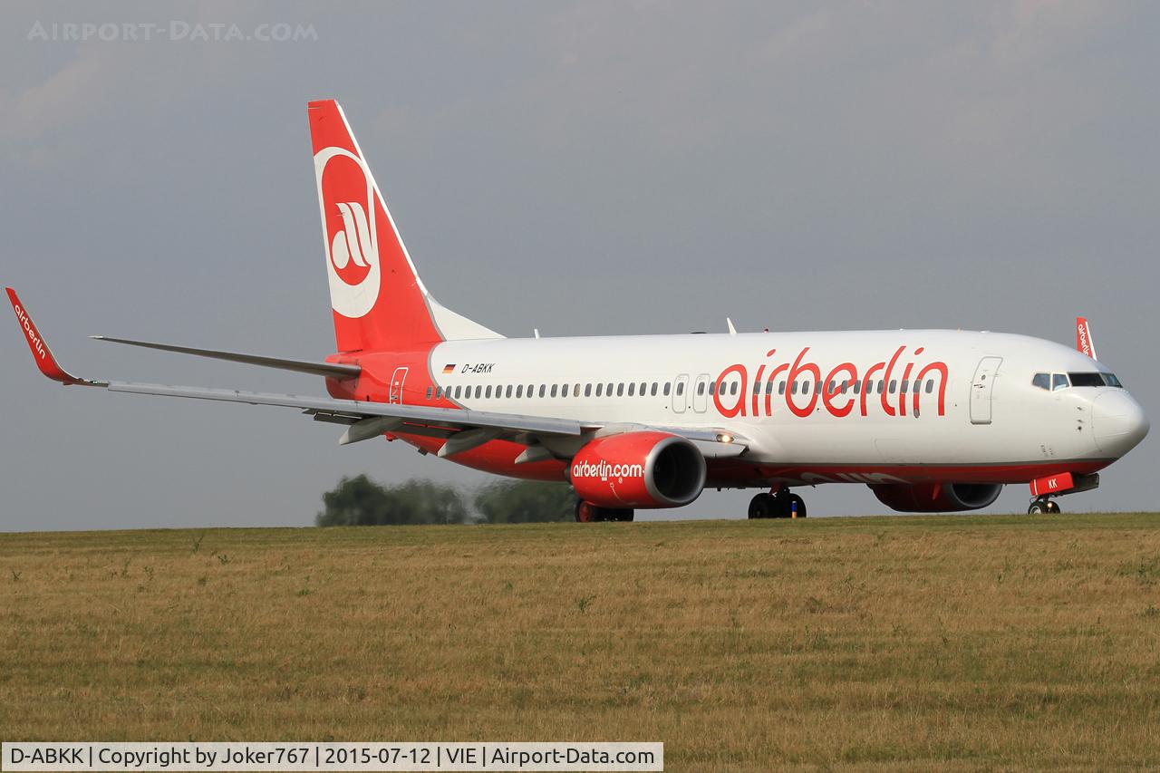 D-ABKK, 2010 Boeing 737-86J C/N 37753, Air Berlin