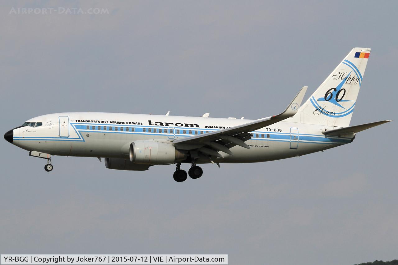 YR-BGG, 2001 Boeing 737-78J C/N 28442, Tarom