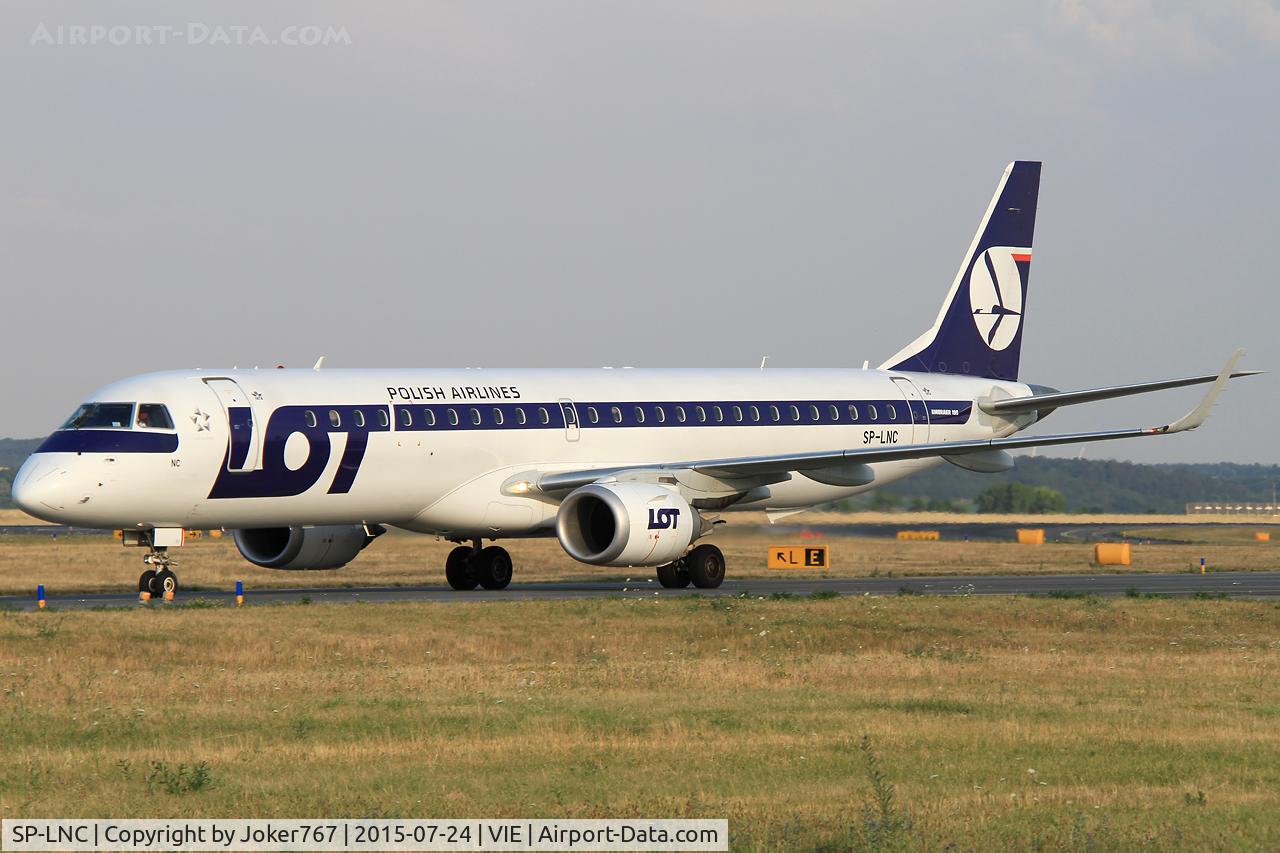 SP-LNC, 2011 Embraer 195LR (ERJ-190-200LR) C/N 19000462, LOT - Polish Airlines