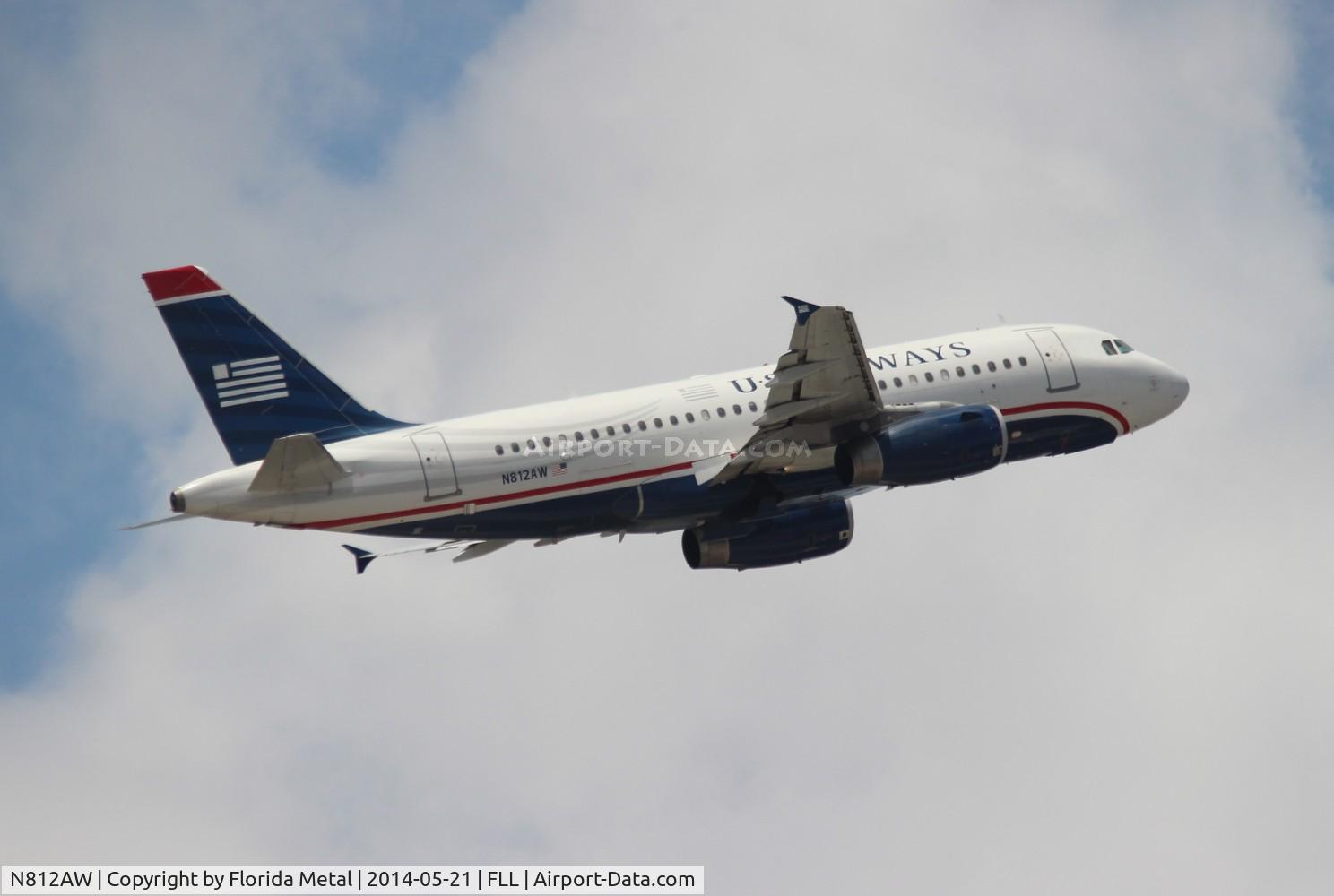 N812AW, 2000 Airbus A319-132 C/N 1178, USAirways A319