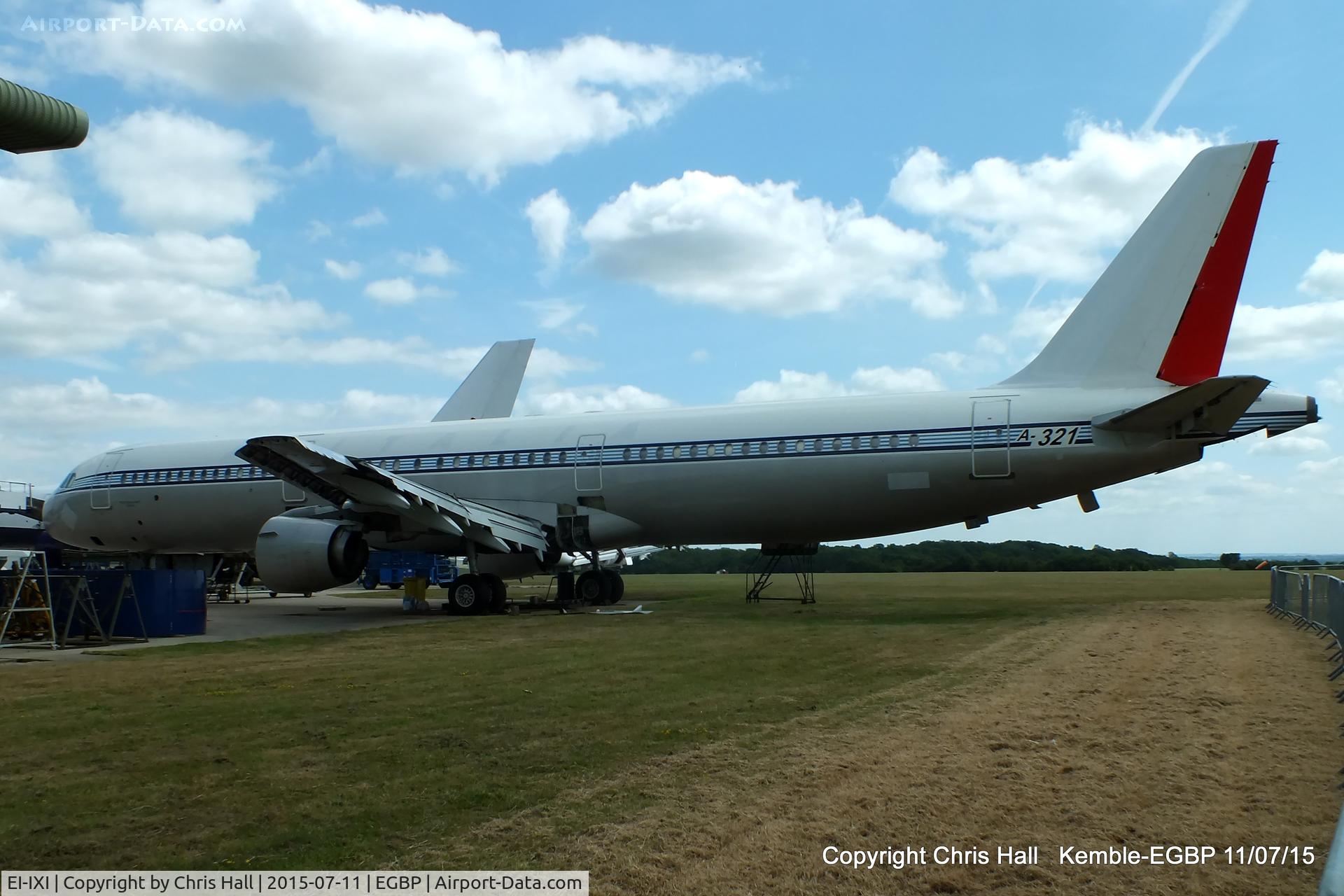 EI-IXI, 1994 Airbus A321-112 C/N 494, ex Alitalia retro, being parted out by ASI at Kemble