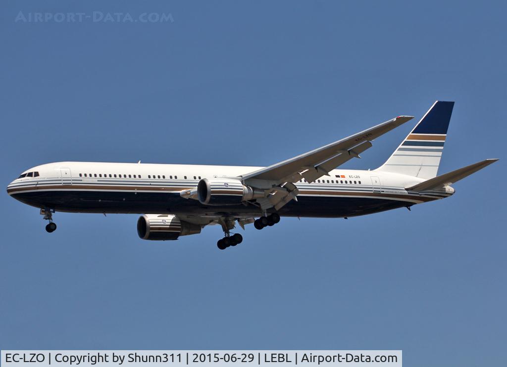 EC-LZO, 1995 Boeing 767-35D/ER C/N 27902, Landing rwy 25R... El Al summer's lease 2015