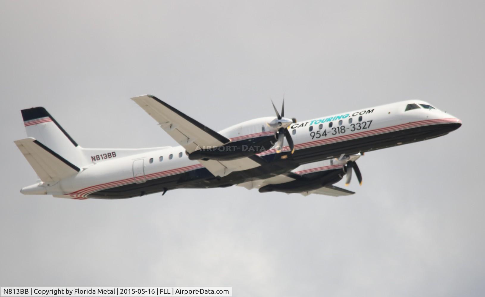 N813BB, 1997 Saab 2000 C/N 2000-044, Private Saab 2000