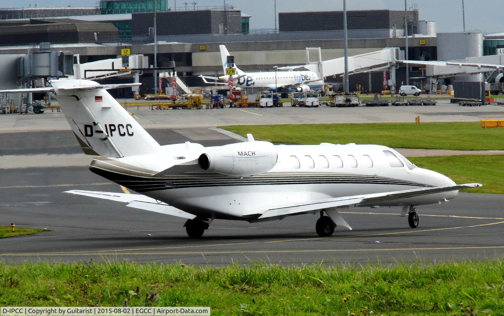 D-IPCC, 2012 Cessna 525A CitationJet CJ2+ C/N 525A-0487, At Manchester