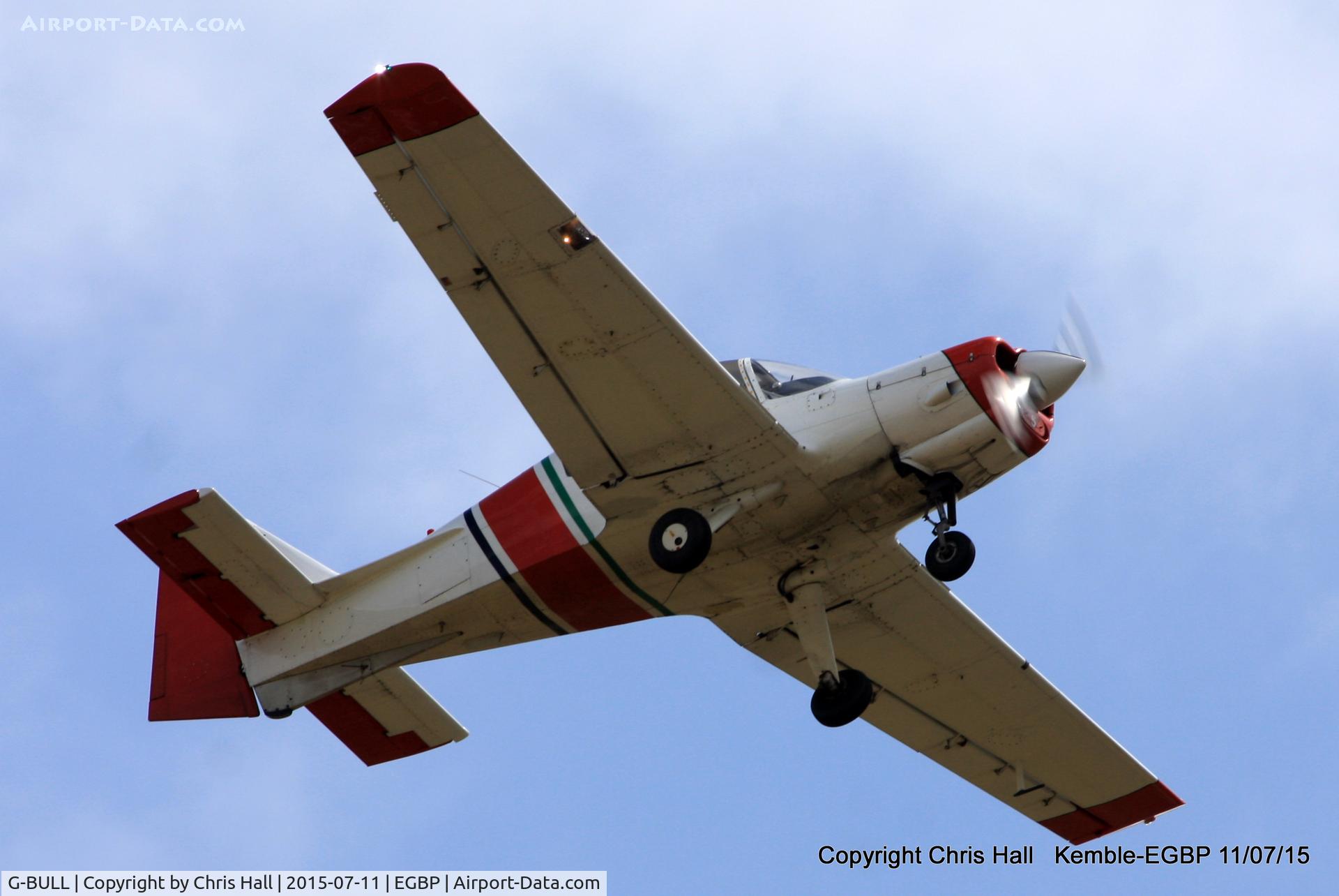 G-BULL, 1977 Scottish Aviation Bulldog Series 120 Model 128 C/N BH120/392, visitor at Kemble