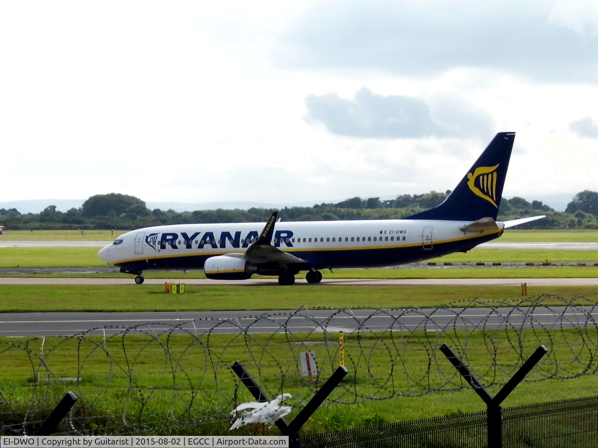 EI-DWO, 2007 Boeing 737-8AS C/N 36079, At Manchester