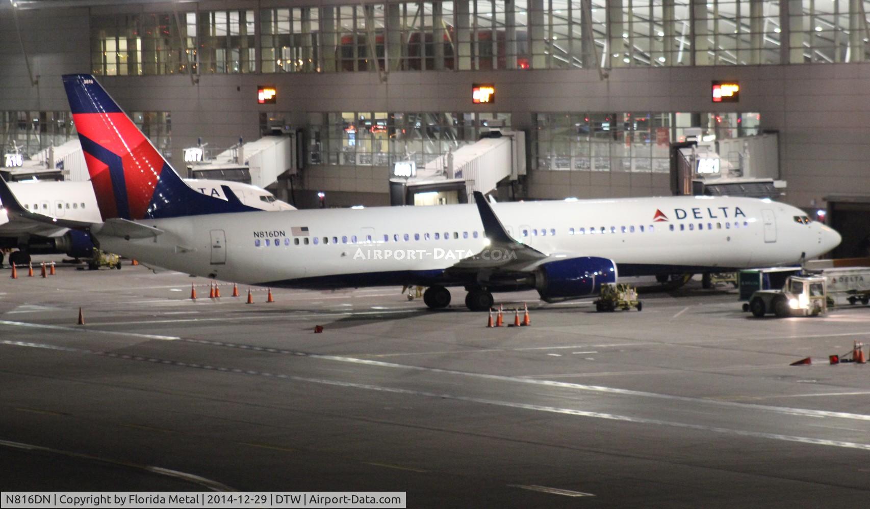 N816DN, 2014 Boeing 737-932/ER C/N 31927, Delta