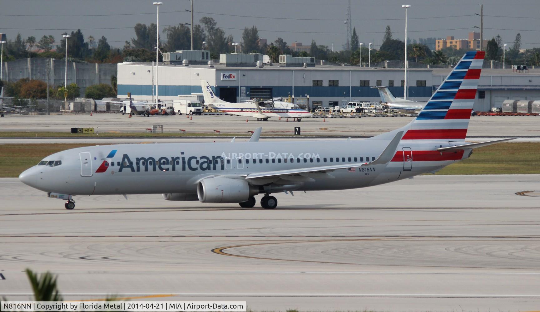 N816NN, 2009 Boeing 737-823 C/N 31081, American
