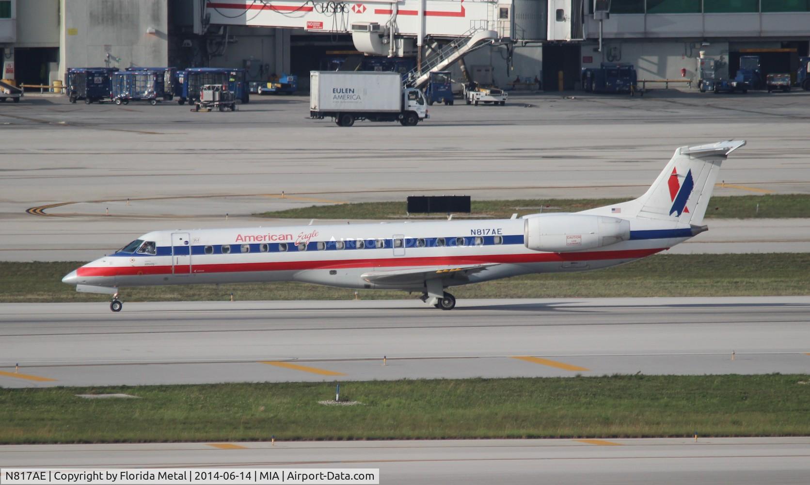 N817AE, 2002 Embraer ERJ-140LR (EMB-135KL) C/N 145554, Eagle