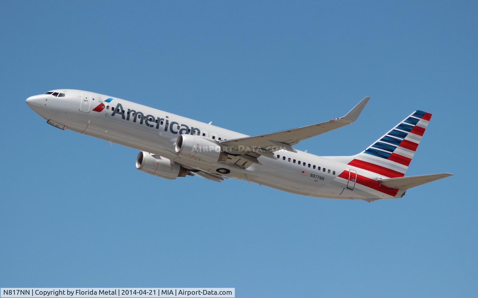 N817NN, 2009 Boeing 737-823 C/N 29558, American