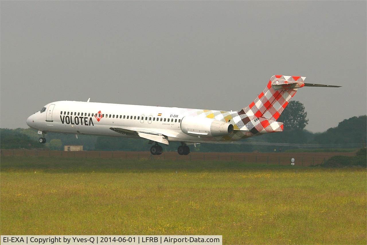 EI-EXA, 2003 Boeing 717-2BL C/N 55172, Boeing 717-2BL, On final rwy 25L, Brest-Bretagne Airport (LFRB-BES)