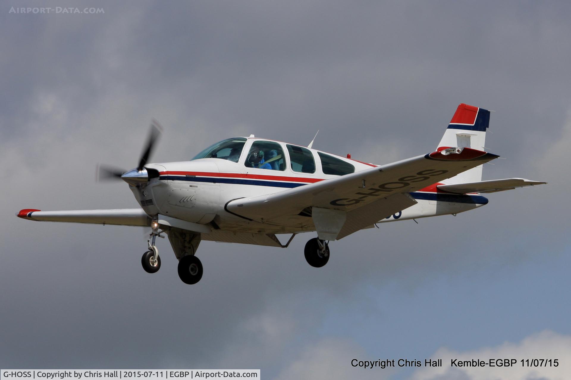 G-HOSS, 1987 Beech F33A Bonanza C/N CE-1151, Kemble resident
