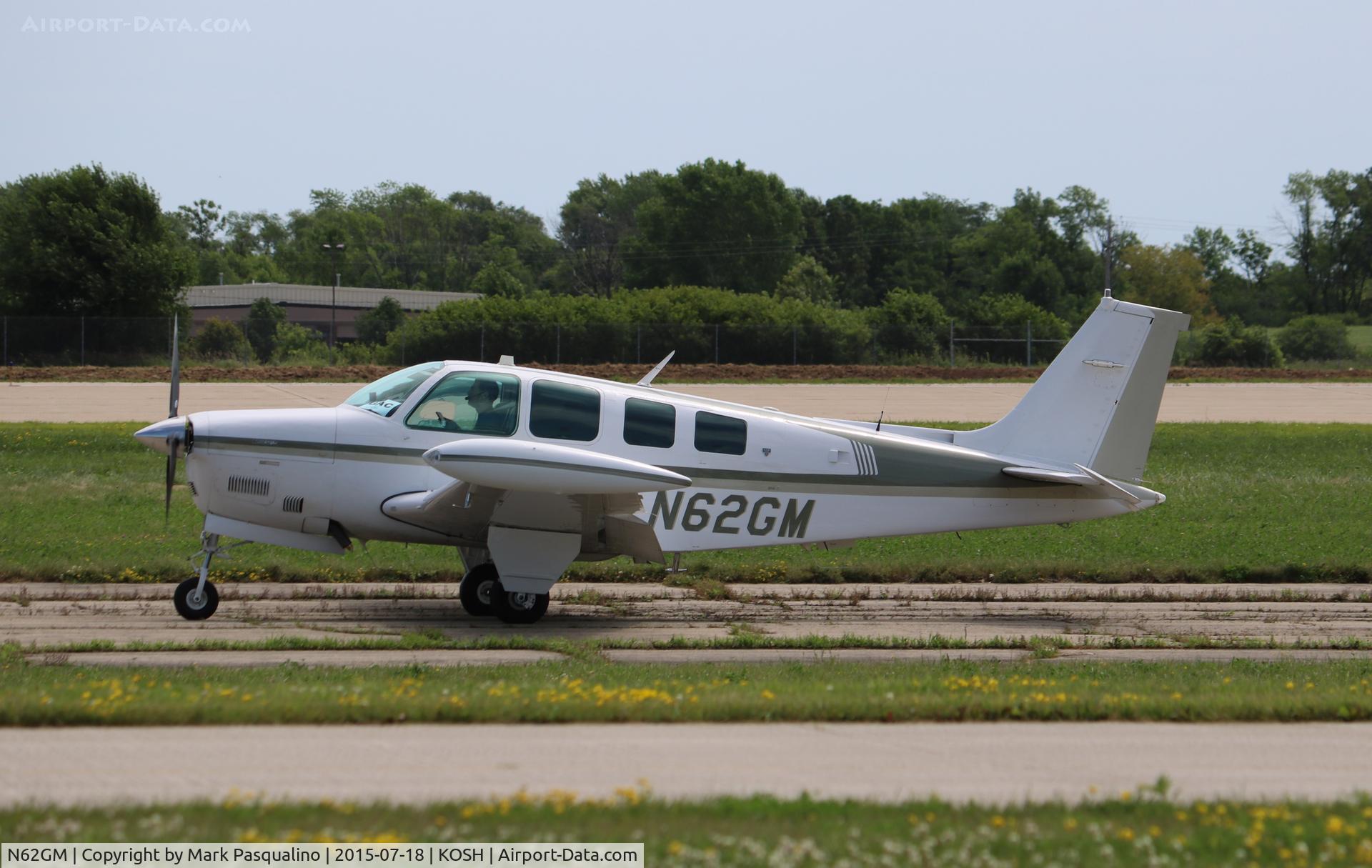 N62GM, 1980 Beech A36 Bonanza 36 C/N E-1713, Beech A36