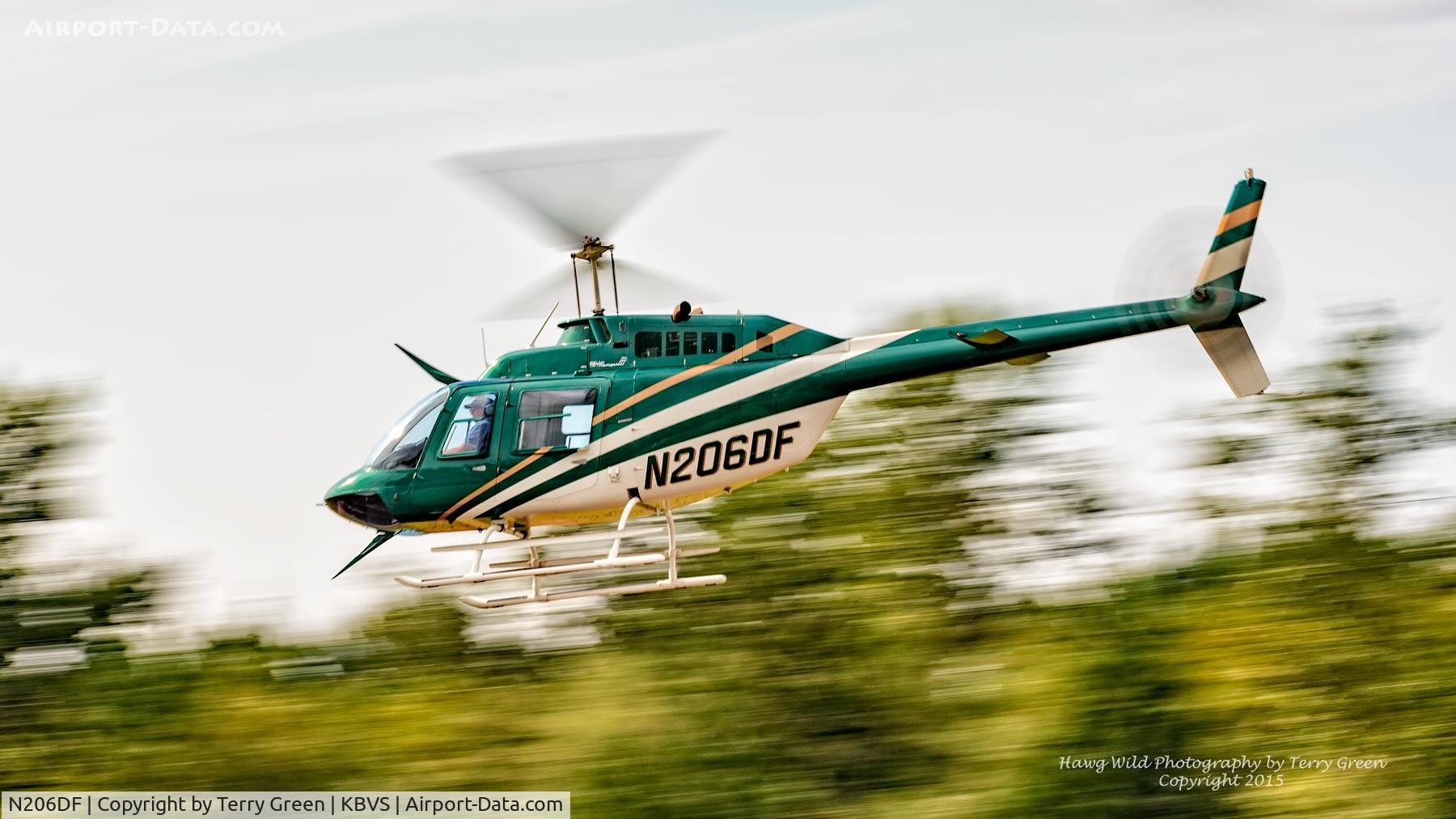 N206DF, Bell 206B JetRanger III C/N 3688, Fly By