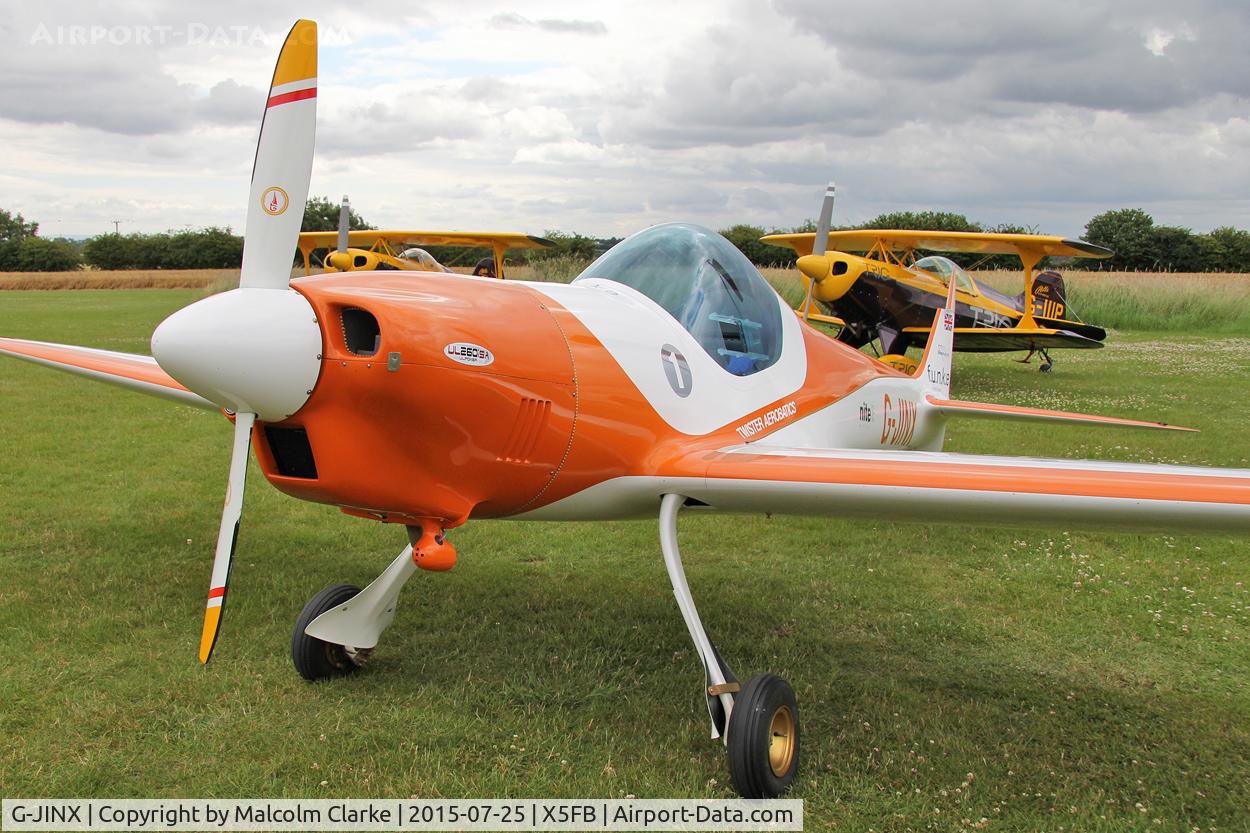 G-JINX, 2013 Silence Twister C/N LAA 329-15102, Silence Twister prior to an aerobatic performance at The Sunderland Air Show. Fishburn Airfield, July 25th 2015.
