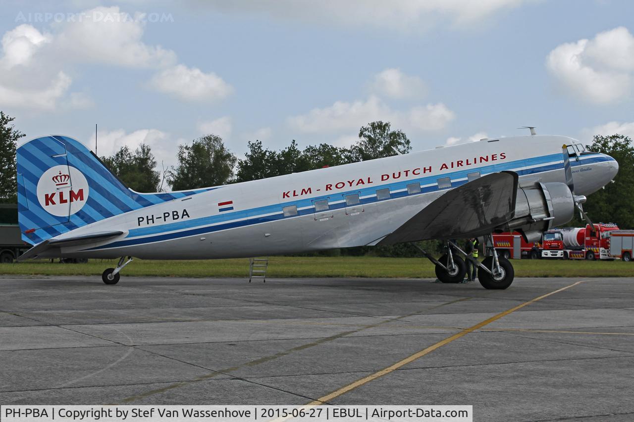 PH-PBA, 1943 Douglas DC-3C-S1C3G (C-47A-75-DL) C/N 19434, Ursel Avia 2015
