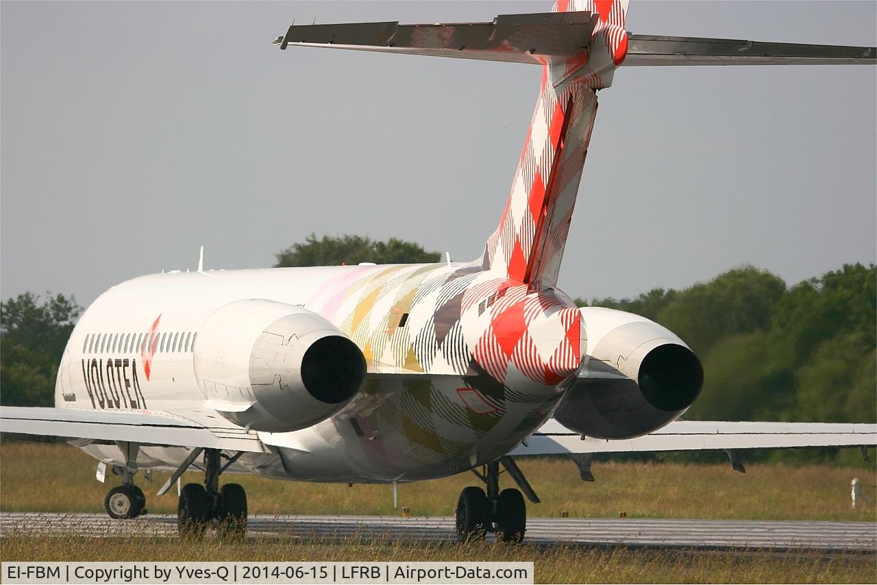 EI-FBM, 2005 Boeing 717-200 C/N 55192, Boeing 717-200, Lining up prior take off Rwy 25L, Brest-Bretagne Airport (LFRB-BES)