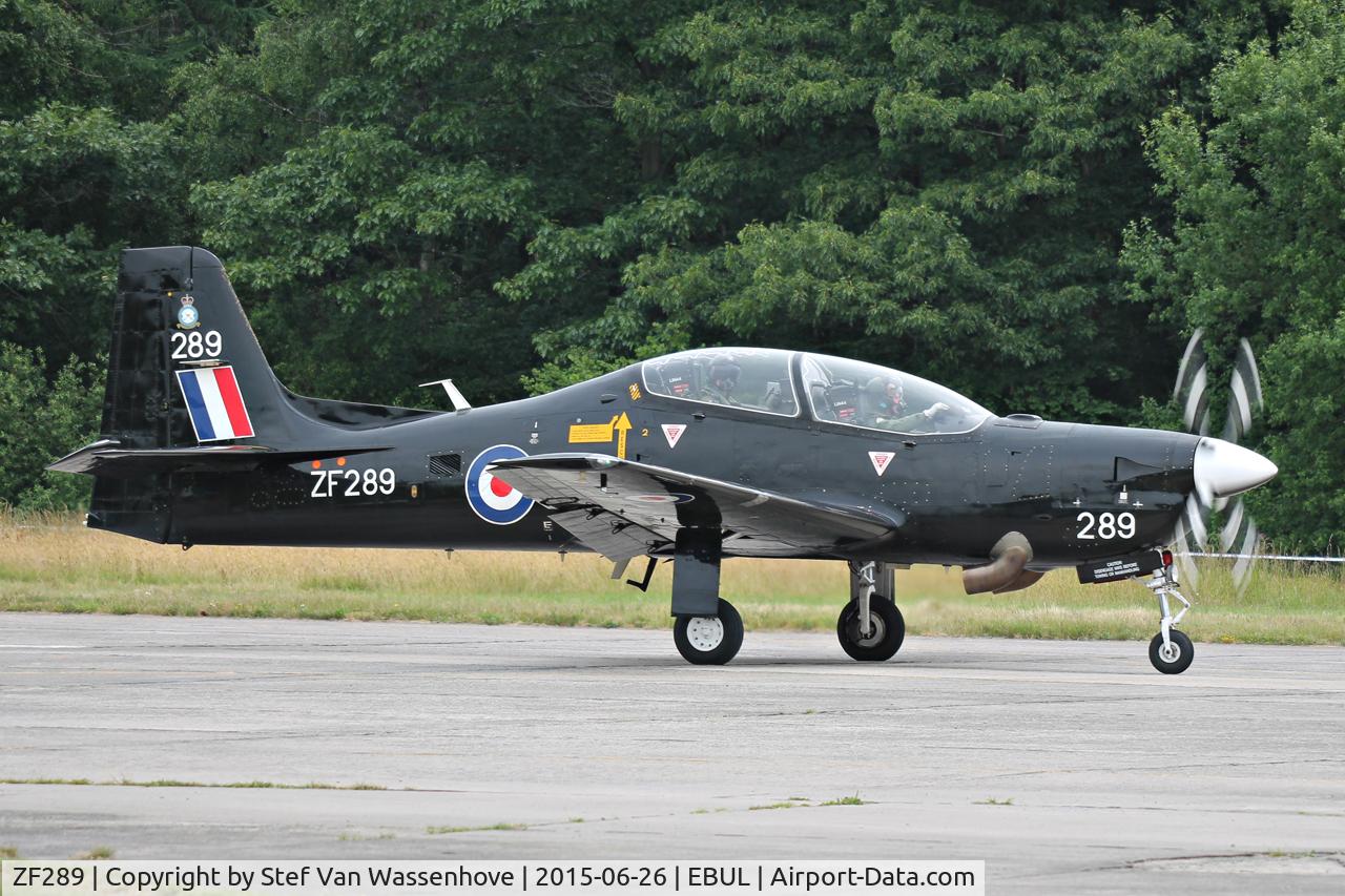 ZF289, 1991 Short S-312 Tucano T1 C/N S087/T60, Ursel Avia 2015