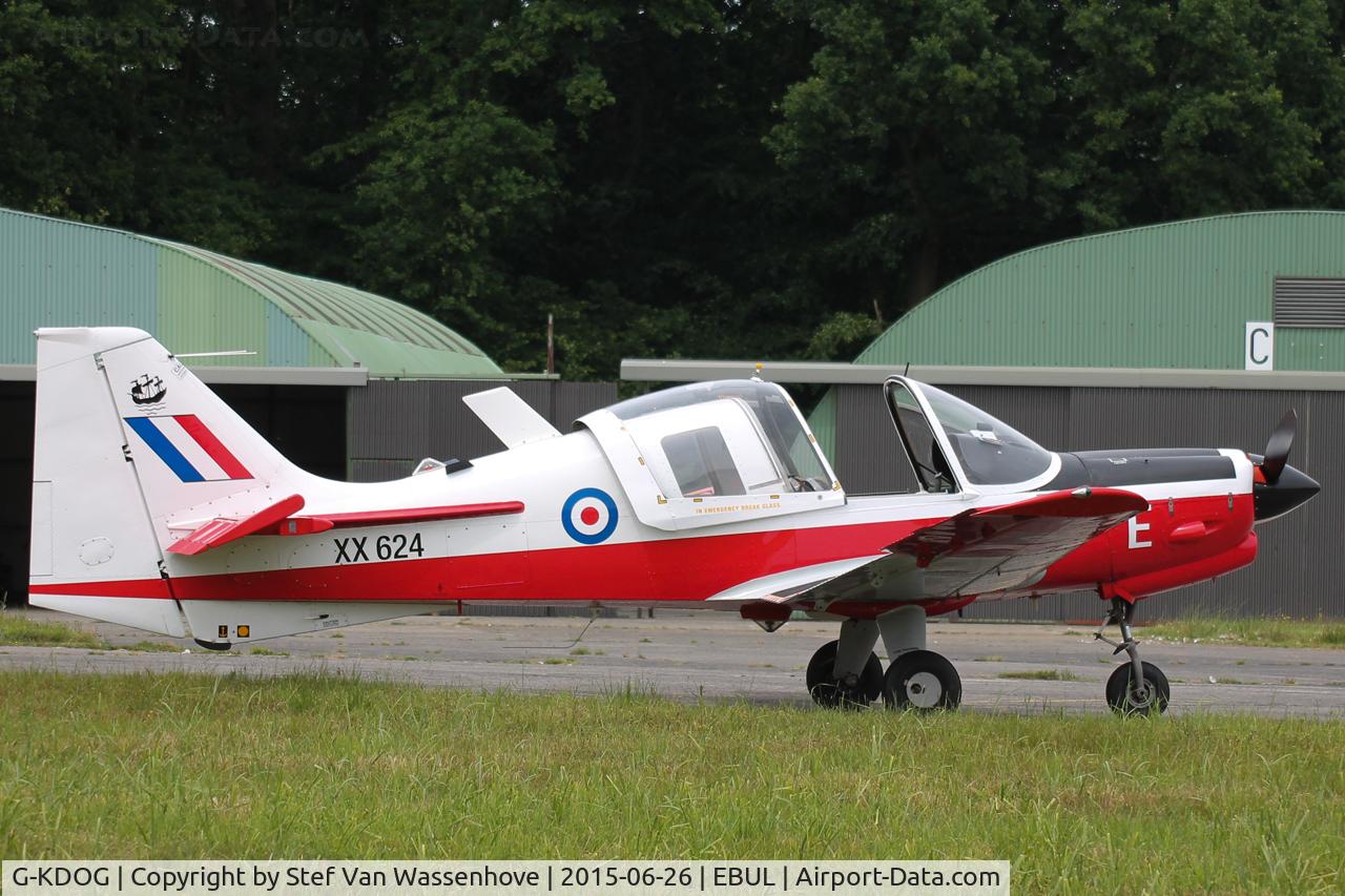 G-KDOG, 1973 Scottish Aviation Bulldog Series 120 Model 121 C/N BH120/289, Ursel Avia 2015