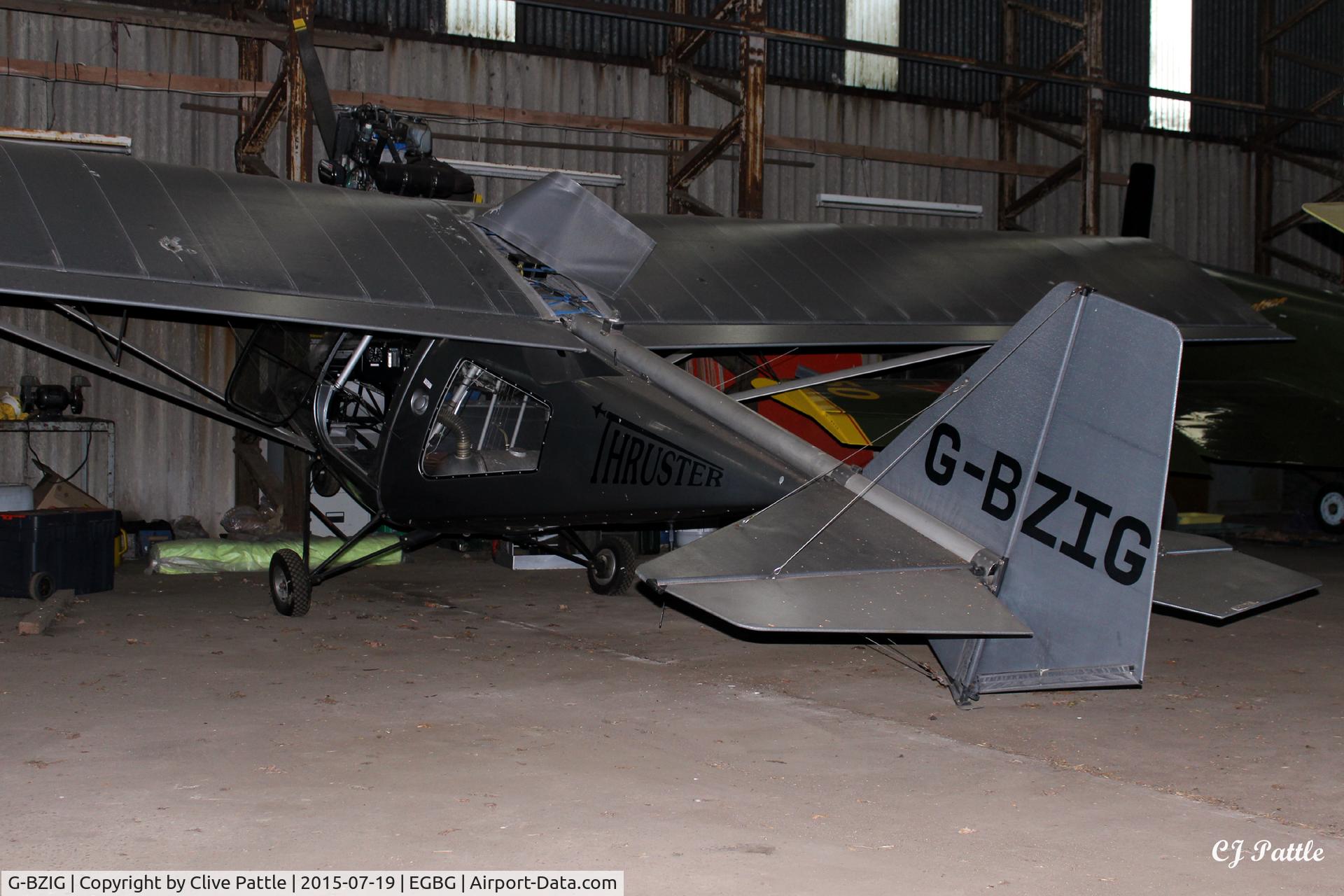 G-BZIG, 2000 Thruster T600N C/N 0040-T600N-042, Hangared at Leicester EGBG