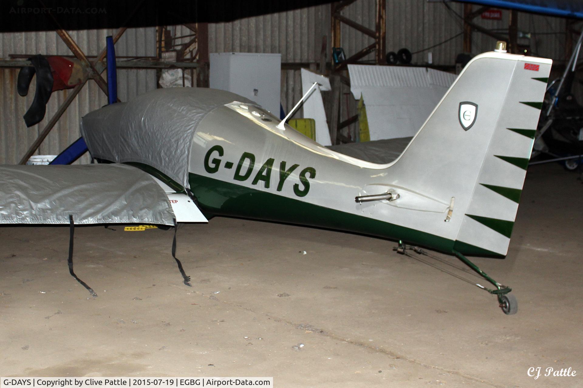 G-DAYS, 1997 Europa Monowheel C/N PFA 247-12810, Hangared at Leicester EGBG