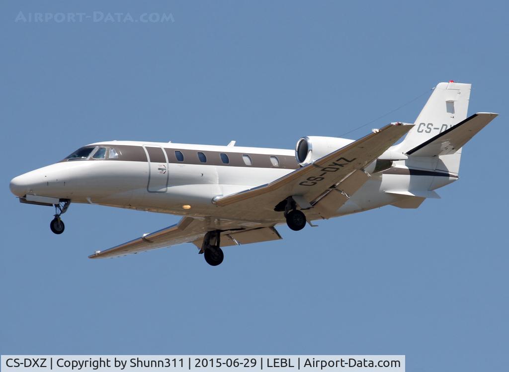 CS-DXZ, 2008 Cessna 560 XLS Citation Excel C/N 560-5796, Landing rwy 25R