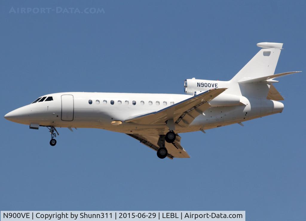 N900VE, 2002 Dassault Falcon 900EX C/N 111, Landing rwy 25R
