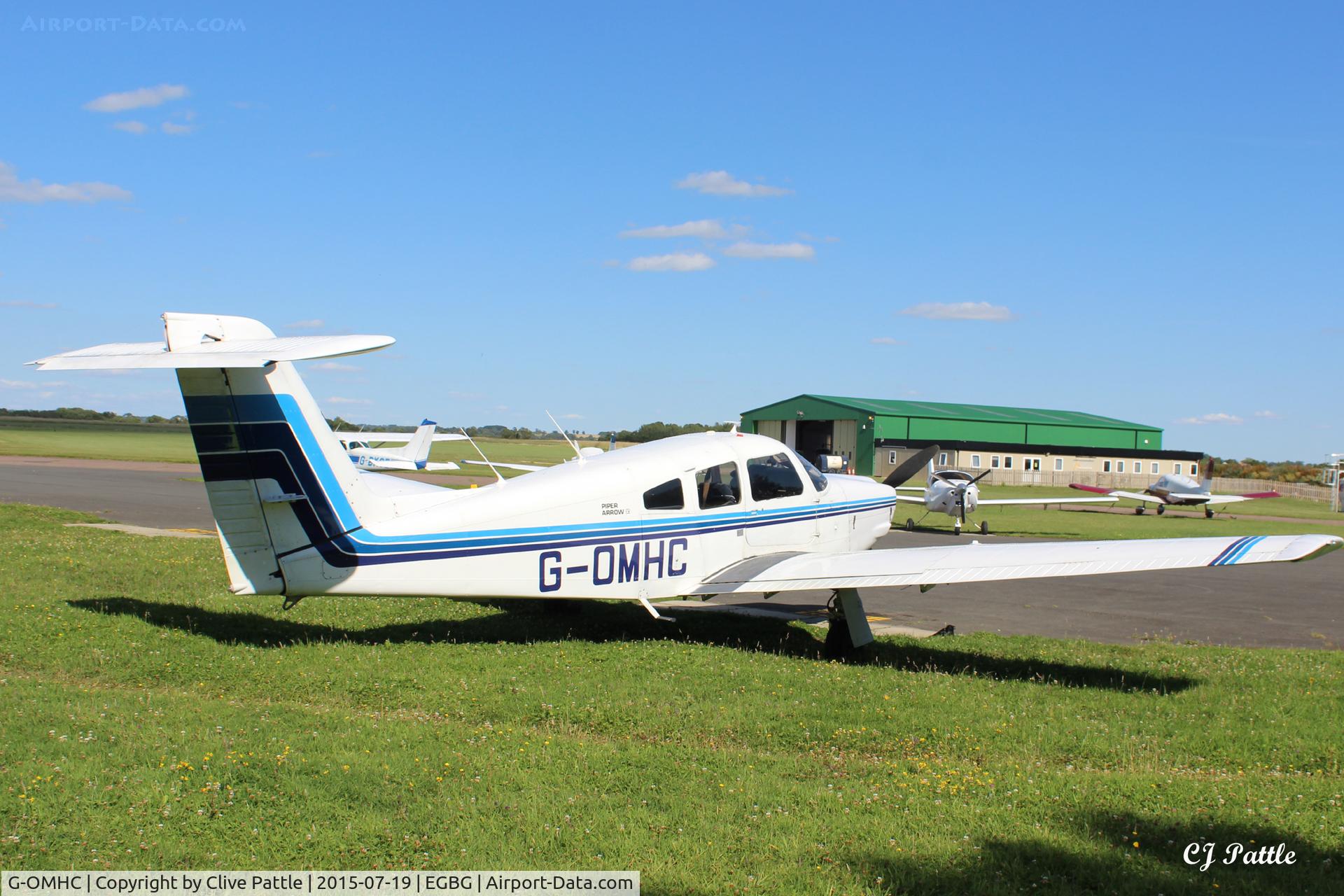 G-OMHC, 1979 Piper PA-28RT-201 Arrow IV C/N 28R-7918105, Parked at Leicester EGBG