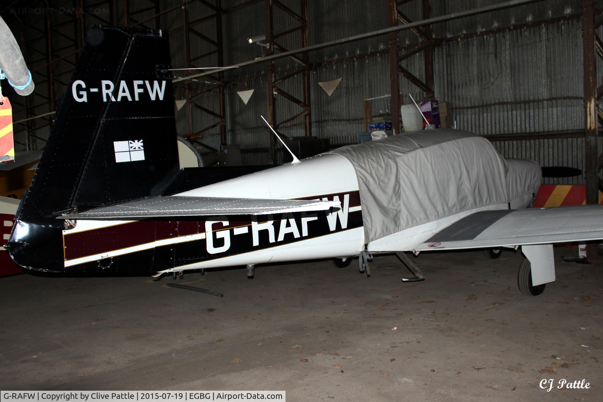 G-RAFW, 1965 Mooney M20E Super 21 C/N 805, Hangared at Leicester EGBG
