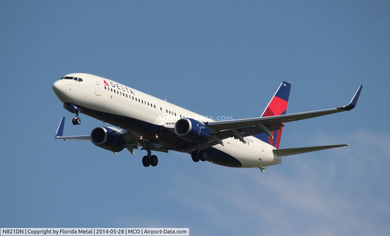 N821DN, 2014 Boeing 737-932/ER C/N 31932, Delta