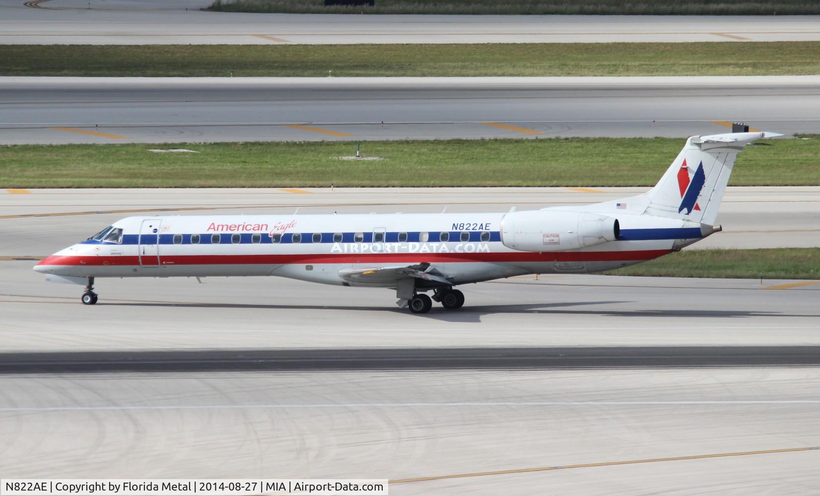 N822AE, 2002 Embraer ERJ-140LR (EMB-135KL) C/N 145581, Eagle E140